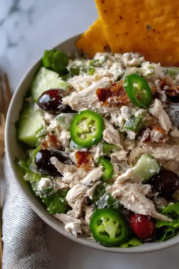 Cherry Jalapeno Chicken Salad