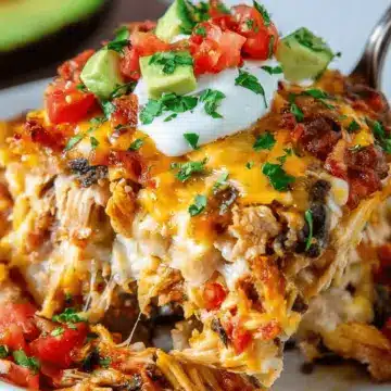 Chicken Burrito Casserole