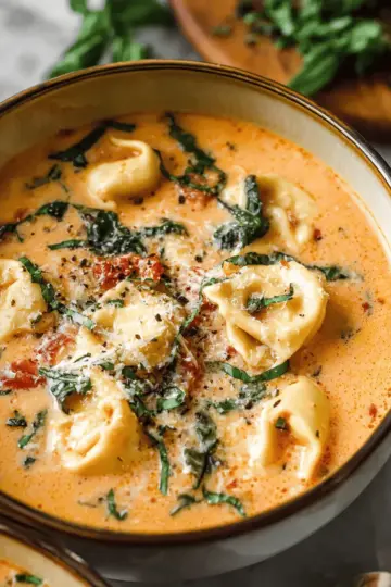 Creamy Tortellini Soup
