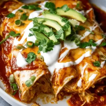 Slow Cooker Chicken Enchiladas