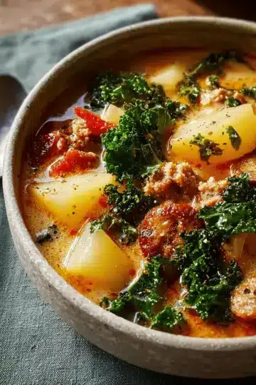 Sausage, Potato and Kale Soup