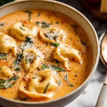 Creamy Tortellini Soup