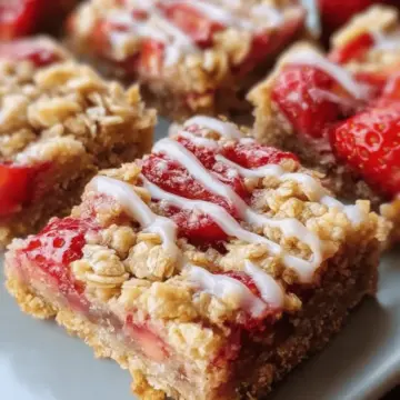 Strawberry Oatmeal Bars