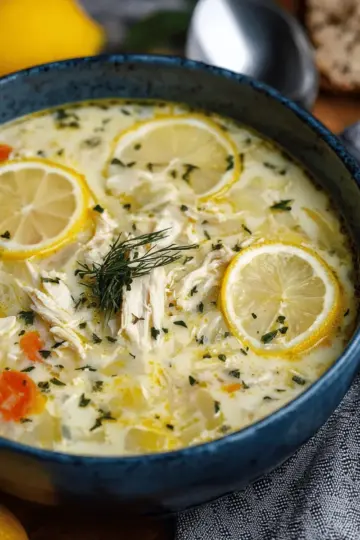 Avgolemono: Greek Lemon Chicken Soup