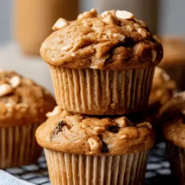 Peanut Butter Banana Muffins