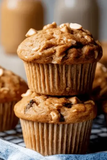 Peanut Butter Banana Muffins