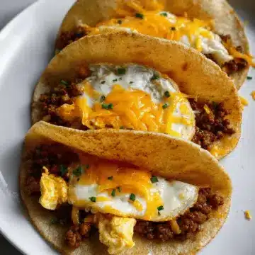 Easy Baked Breakfast Tacos