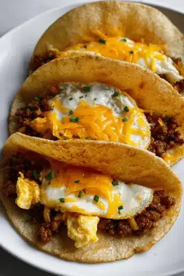 Easy Baked Breakfast Tacos