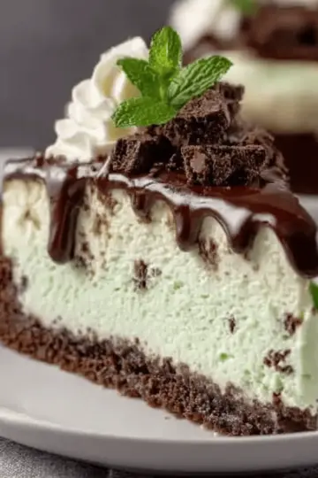 Chocolate Mint Cheesecake