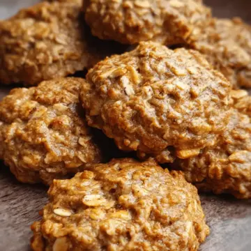 Clean Banana Oat Cookies