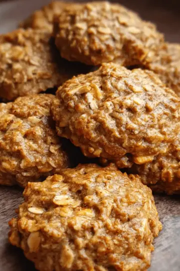 Clean Banana Oat Cookies