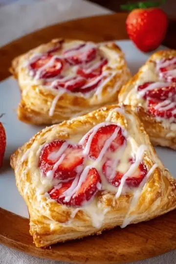 Easy Strawberry Cream Cheese Danish