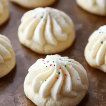 Whipped Shortbread Cookies