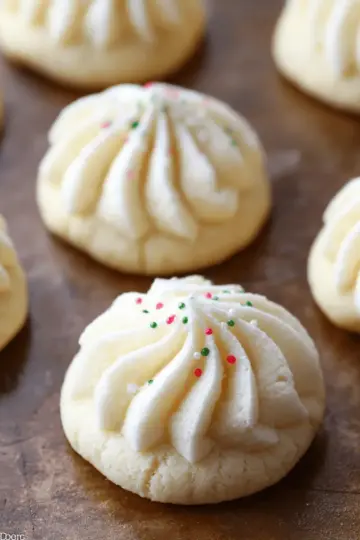 Whipped Shortbread Cookies