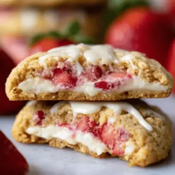 Strawberry Cheesecake Cookies