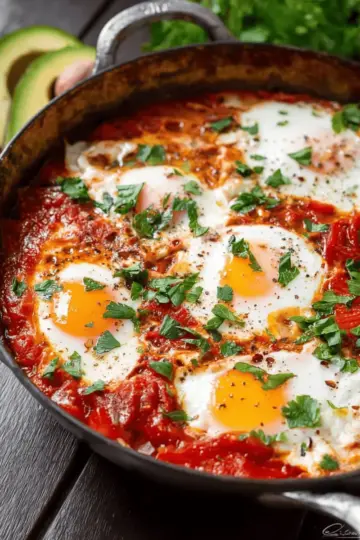 One Pan Shakshuka (Eggs in Hell)