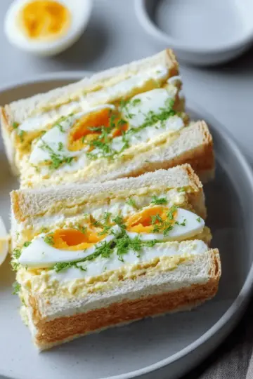 Japanese Egg Sandwich Recipe (Tamago Sando)