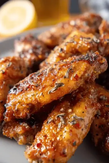 Honey Lemon Pepper Wings