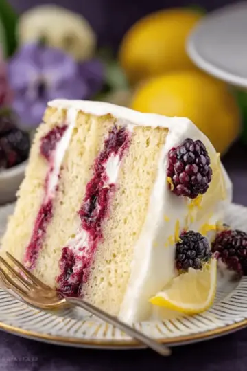 Lemon Blackberry Cake
