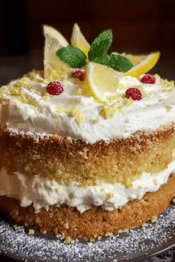 Italian Lemon Cream Cake
