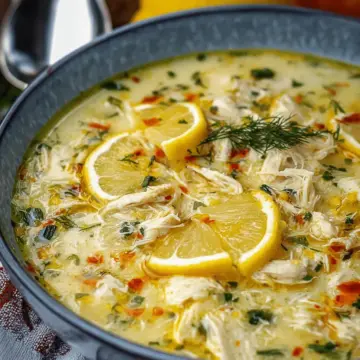 Avgolemono: Greek Lemon Chicken Soup