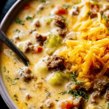 Award Winning Cheeseburger Soup
