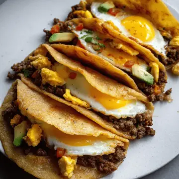 Easy Baked Breakfast Tacos