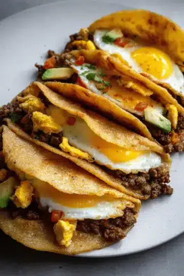 Easy Baked Breakfast Tacos