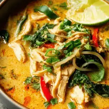 Easy Thai Chicken Curry Soup