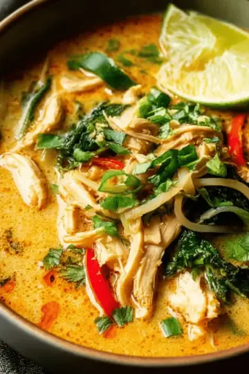 Easy Thai Chicken Curry Soup
