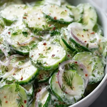 Creamy Cucumber Salad