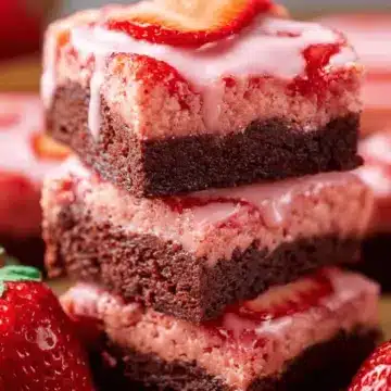 Easy Strawberry Brownies
