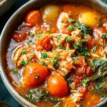 Slow Cooker Tuscan Chicken Stew