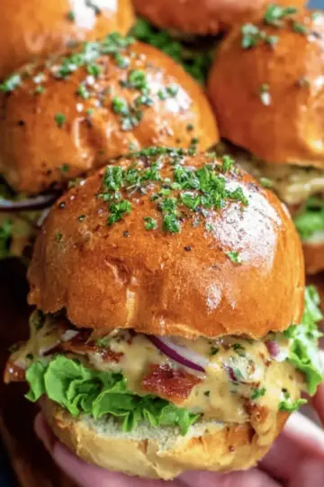 Honey Mustard BLT Chicken Sliders