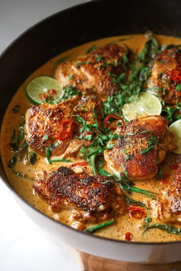 Creamy Coconut Milk Chicken Recipe (One-Skillet)