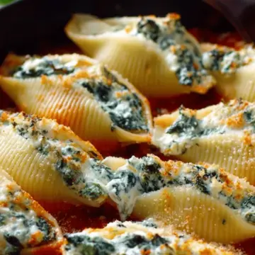 Spinach and Ricotta Stuffed Shells