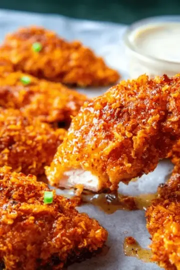 Crispy Baked Hot Honey Chicken