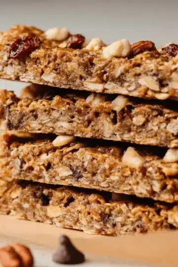 Banana Oatmeal Energy Bars