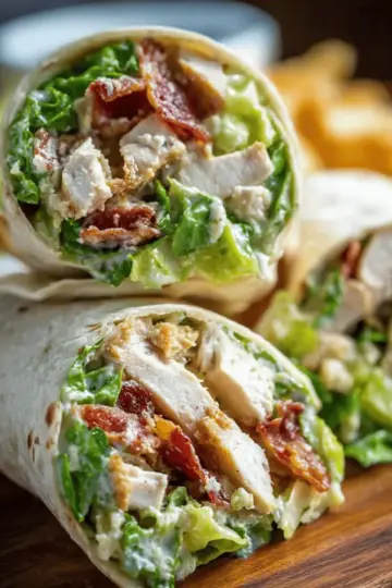 Chicken Caesar Wraps