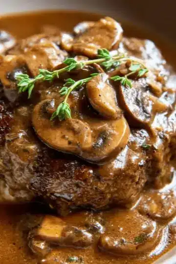 Salisbury Steak with Mushroom Gravy