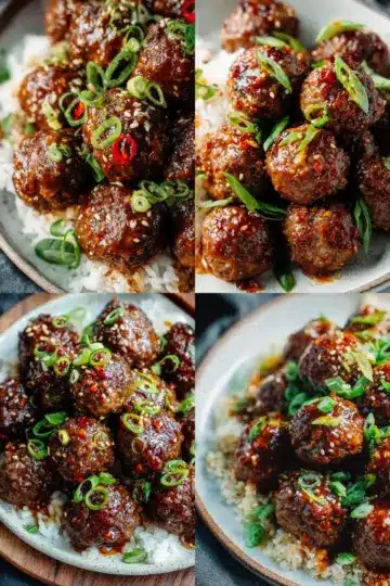 Easy Mongolian Meatballs