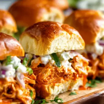Easy Buffalo Chicken Sliders