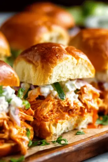 Easy Buffalo Chicken Sliders