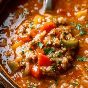 Easy Stuffed Pepper Soup