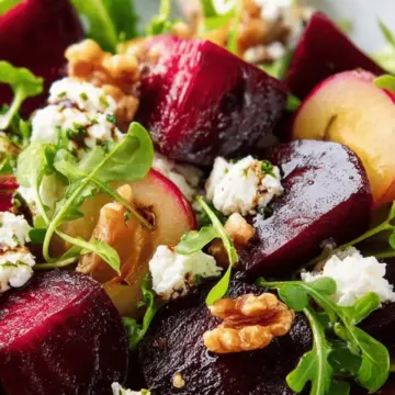 Beet Salad with Goat Cheese and Balsamic
