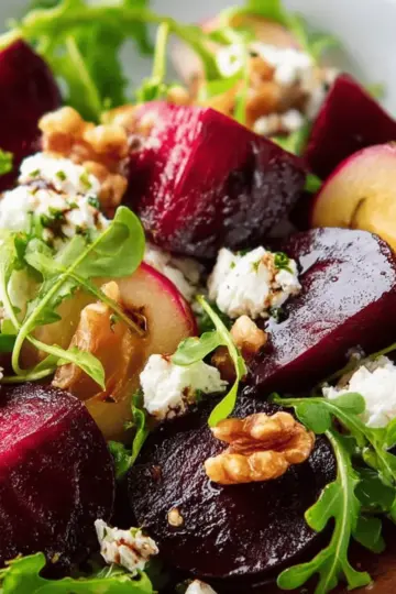 Beet Salad with Goat Cheese and Balsamic