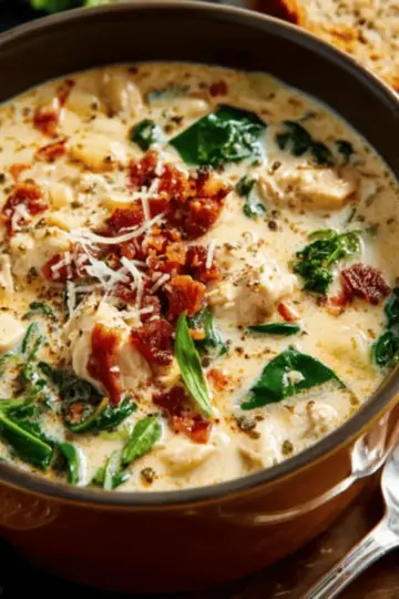 Creamy Tuscan Chicken Soup