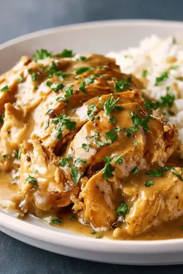 Slow Cooker Chicken and Gravy