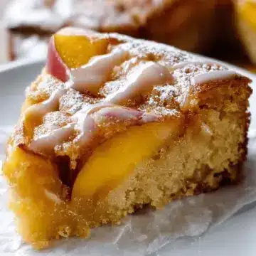 Brown Sugar Peach Cake