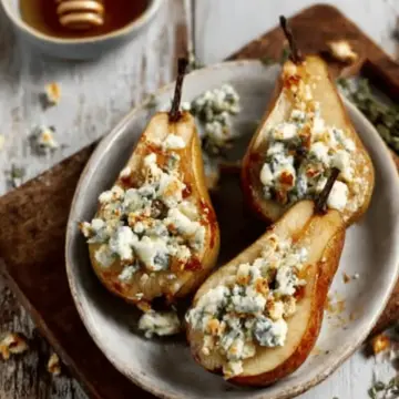 Blue Cheese Stuffed Pears